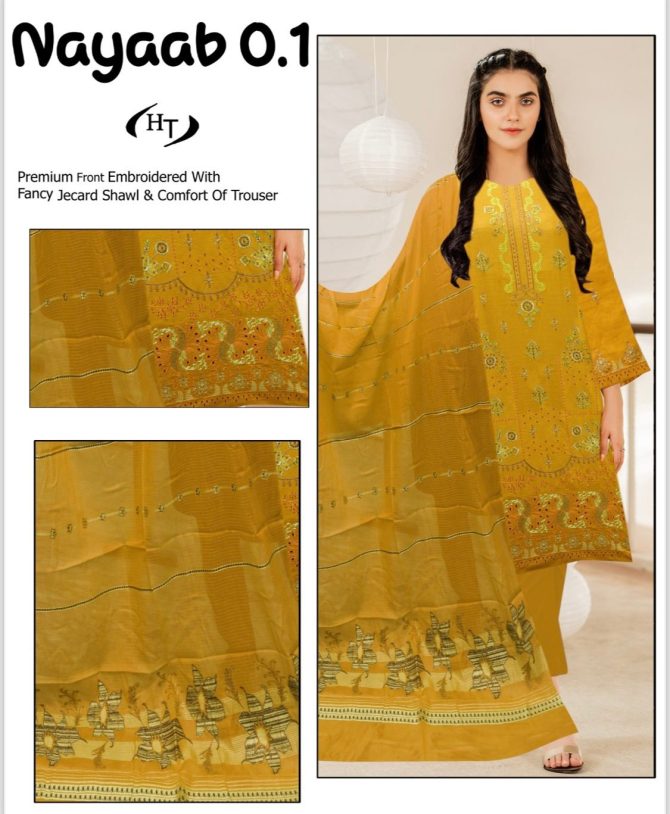Nayyab 0.1 By HT Lawn - Image 3