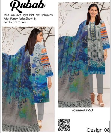 Rubab By HT Lawn
